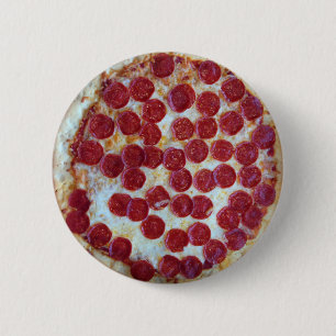 Pepperoni Pizza Pinback Button