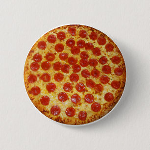 Pepperoni Pizza Pinback Button