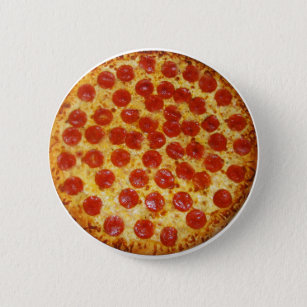 Pepperoni Pizza Pinback Button