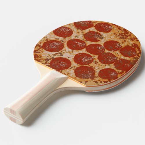 Pepperoni Pizza Ping Pong Paddle