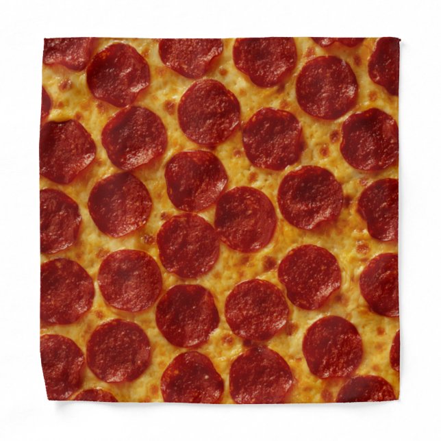 PEPPERONI PIZZA PLUS 3   BANDANA (Front)