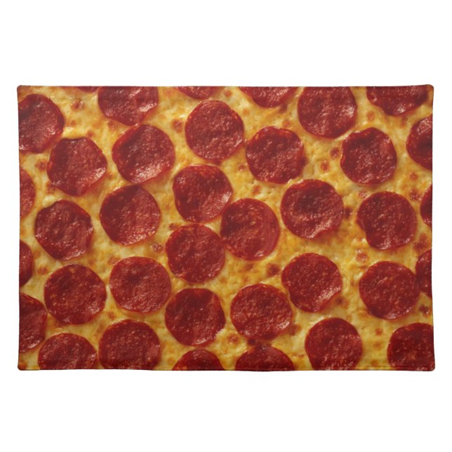PEPPERONI PIZZA PLUS 3  CLOTH PLACEMAT (Front)
