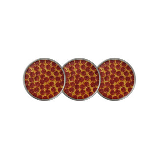 PEPPERONI PIZZA PLUS 3 GOLF BALL MARKER