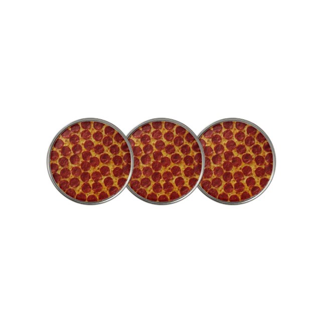 PEPPERONI PIZZA PLUS 3     GOLF BALL MARKER (3 Up)