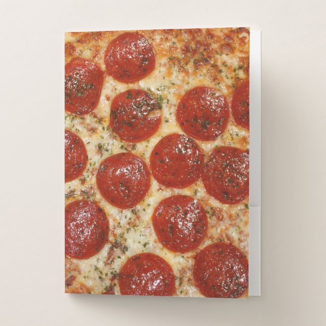 Pepperoni Pizza Pocket Folder (Front)