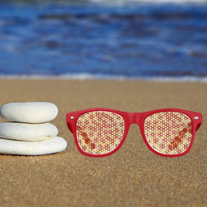 Pepperoni Pizza Retro Sunglasses