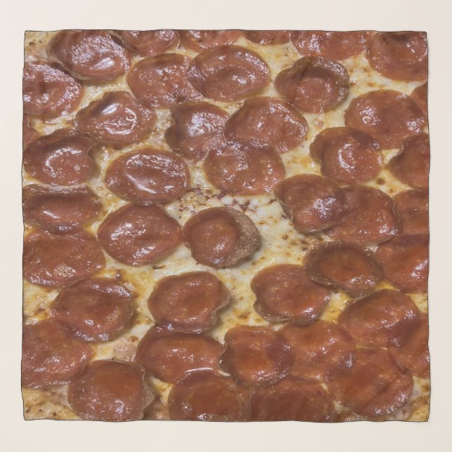 Pepperoni Pizza Scarf (Front)