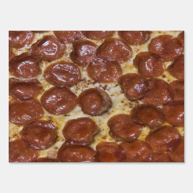 Pepperoni Pizza Sign (Front)