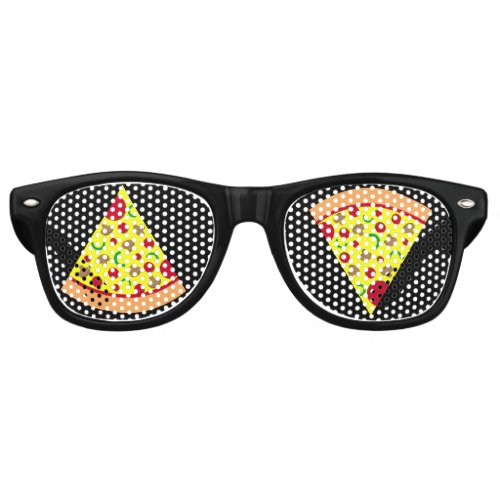 Pepperoni Pizza Slice Retro Sunglasses