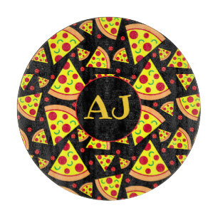 Pepperoni Pizza Slices Food Patterned Cutting Board