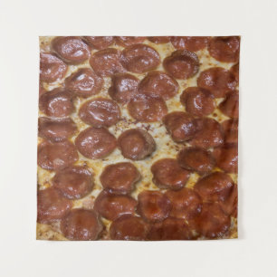 Pepperoni Pizza Tapestry