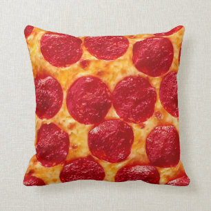 Pepperoni Pizza Throw Pillow
