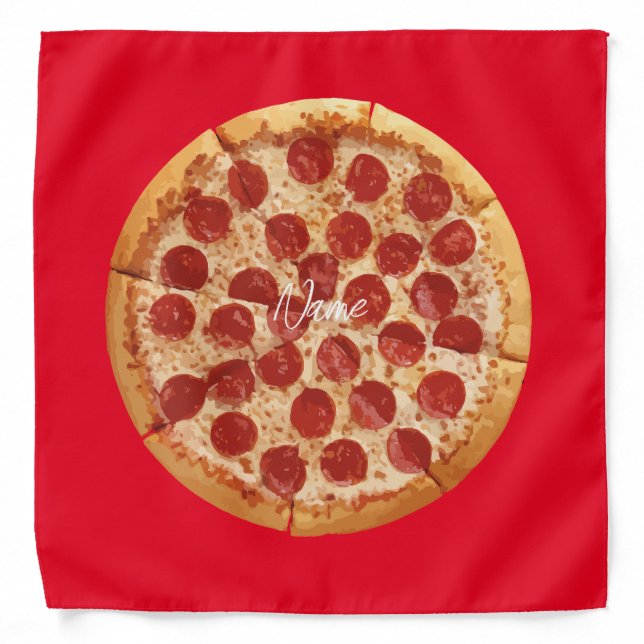 Pepperoni Pizza Thunder_Cove Bandana (Front)