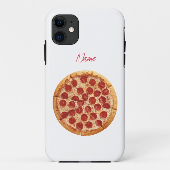 Pepperoni Pizza Thunder_Cove Case-Mate iPhone Case (Back)