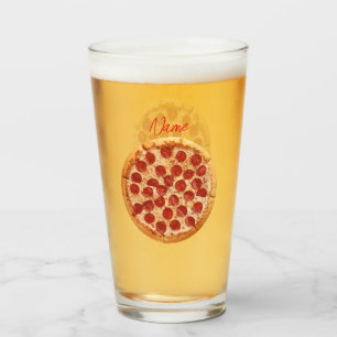 Pepperoni Pizza Thunder_Cove  Glass