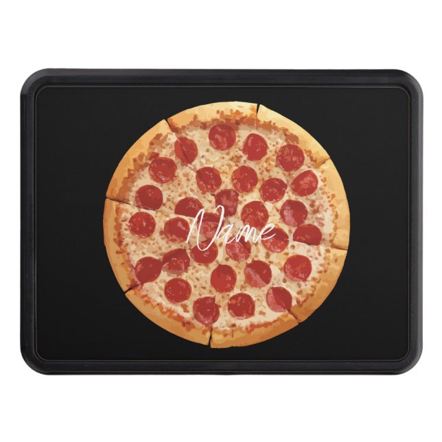 Pepperoni Pizza Thunder_Cove Hitch Cover (Front)