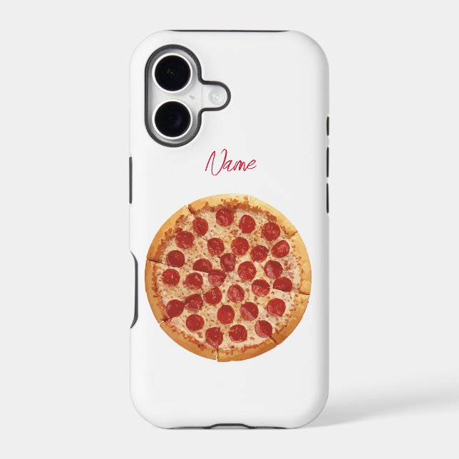Pepperoni Pizza Thunder_Cove Iphone Case (Back)