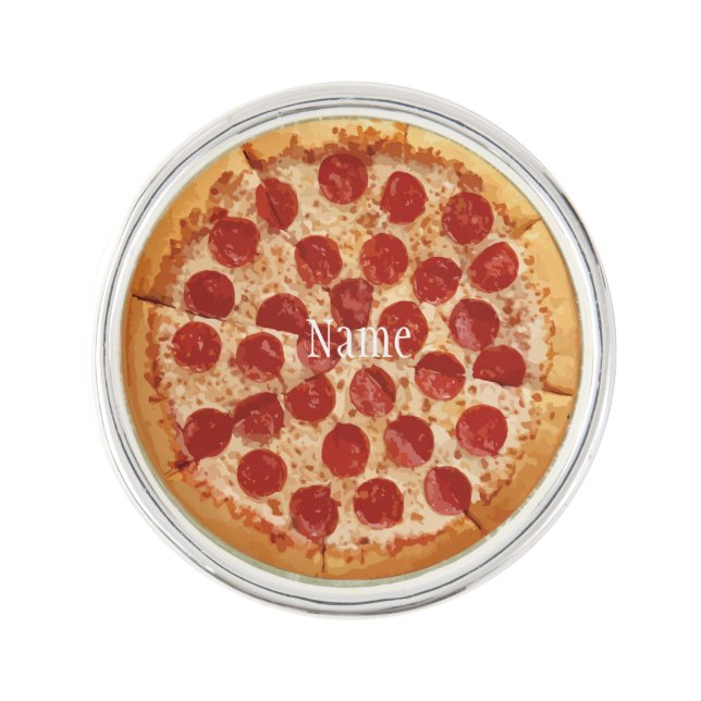 Pepperoni Pizza Thunder_Cove Lapel Pin (Front)