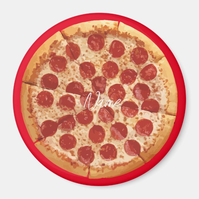 Pepperoni Pizza Thunder_Cove Magnet (Front)