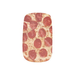 Pepperoni Pizza Thunder_Cove Minx Nail Art