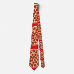 Pepperoni Pizza Thunder_Cove Neck Tie