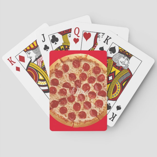 Pepperoni Pizza Thunder_Cove Poker Cards (Back)