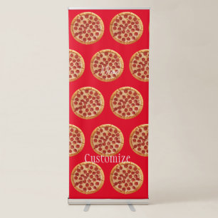 Pepperoni Pizza Thunder_Cove Retractable Banner