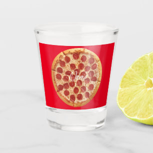Pepperoni Pizza Thunder_Cove Shot Glass
