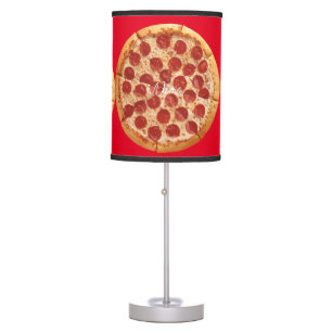 Pepperoni Pizza Thunder_Cove Table Lamp