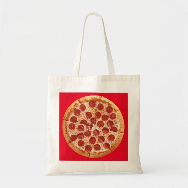 Pepperoni Pizza Thunder_Cove Tote Bag (Front)