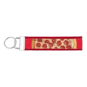 Pepperoni Pizza Thunder_Cove Wrist Keychain