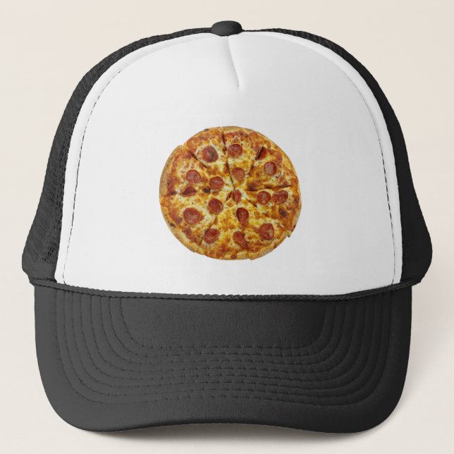 Pepperoni Pizza Trucker Hat (Front)