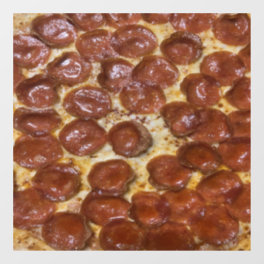 Pepperoni Pizza Window Cling