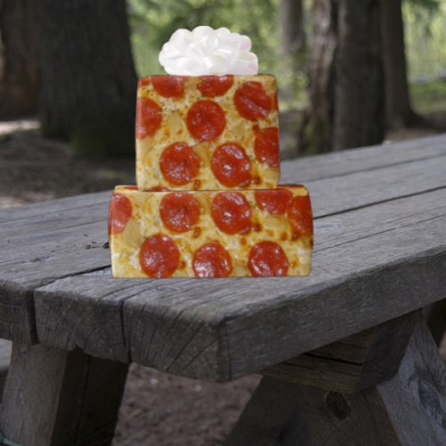 Pepperoni Pizza Wrapping Paper