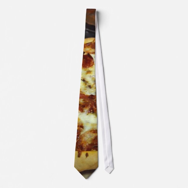 Pepperoni Pizzas Neck Tie (Front)