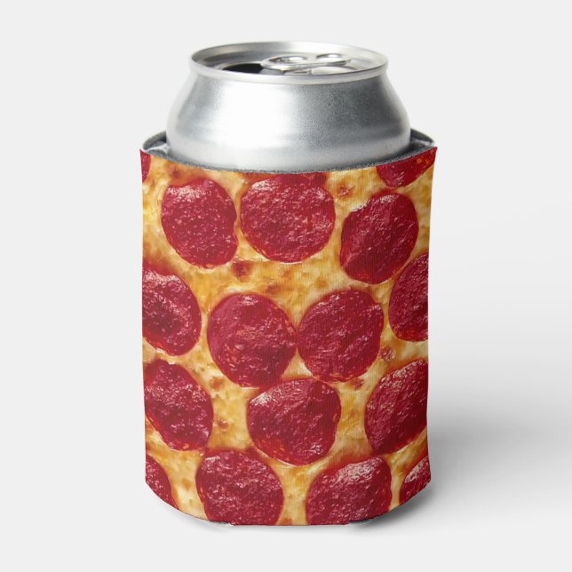 pepperonis pizza can cooler (Can Front)
