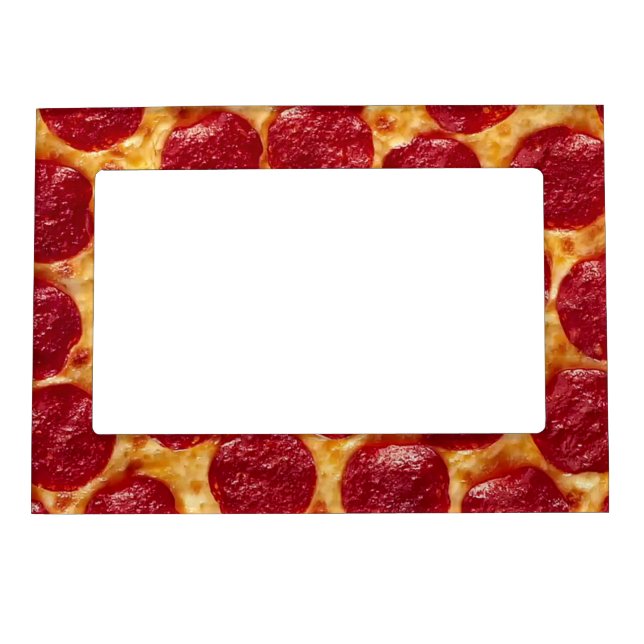 pepperonis pizza magnetic frame (Front)