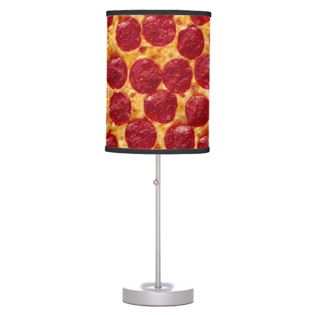 pepperonis pizza table lamp (Front)
