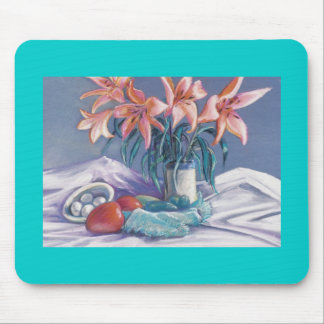Peppers and Lilies Mouse Pad
