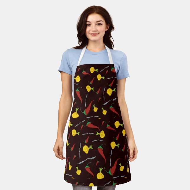 Peppers And Onions Apron (Worn)