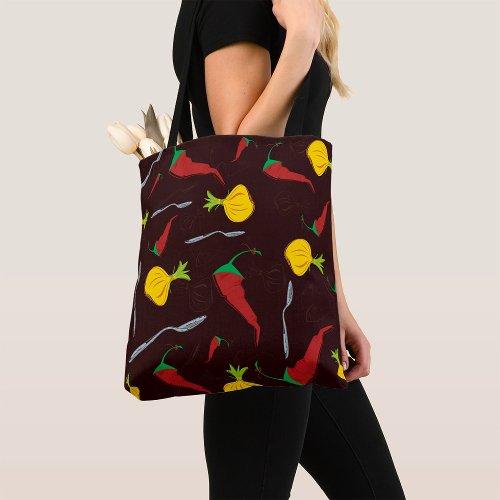 Peppers And Onions Tote Bag