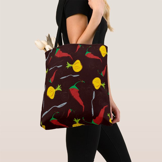 Peppers And Onions Tote Bag (Creator Uploaded)