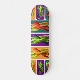 Peppers Hot Spicy Food Destiny Flavor Skateboard