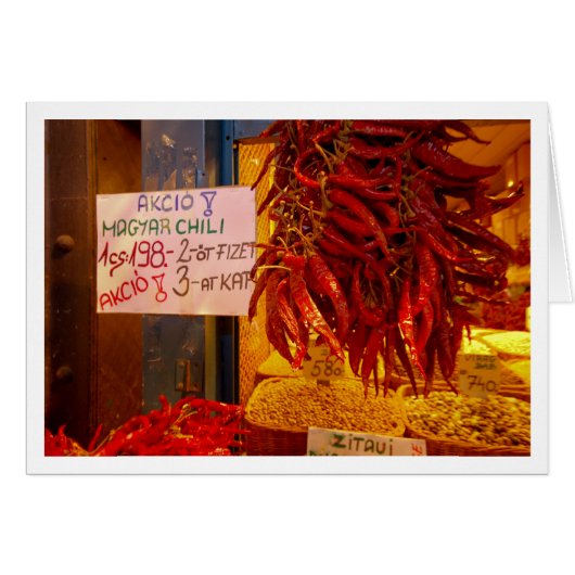 Peppers in Grand Market Hall Cards (Front Horizontal)