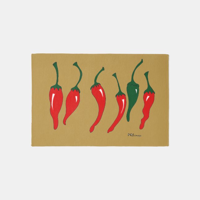 Peppers Kitchen Rug (Front)