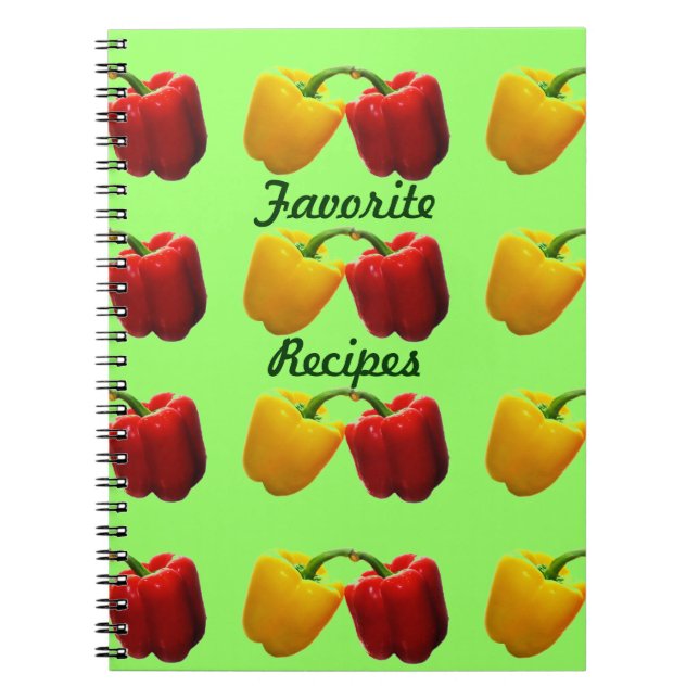 Peppers Recipe Notebook (Front)