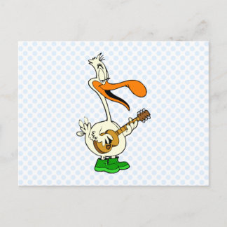 Peppy Pelican Postcard