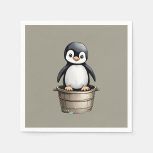 Peppy Penguin Napkins
