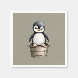 Peppy Penguin Napkins