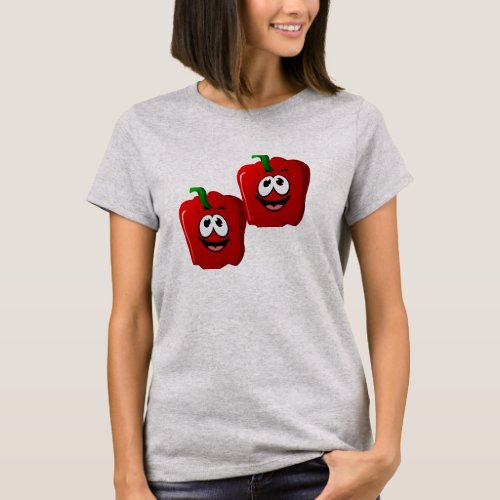 Peppy Pepper The Cute Red Capsicum T_Shirt